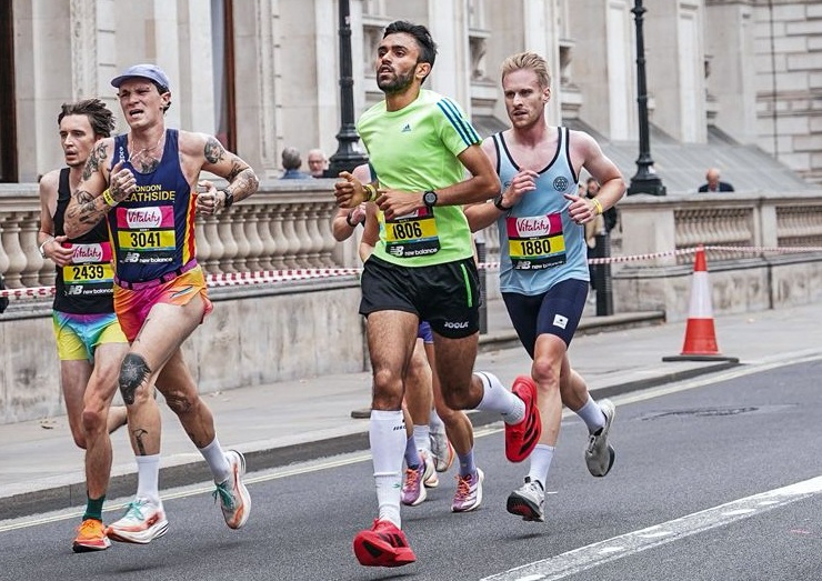 Jake at Vitality London 10k 2025
